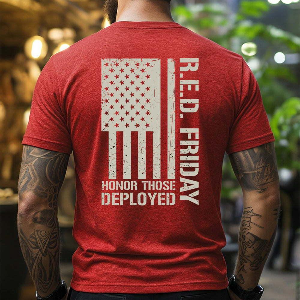 R.E.D. Friday - Honor Those Deployed Red Tee