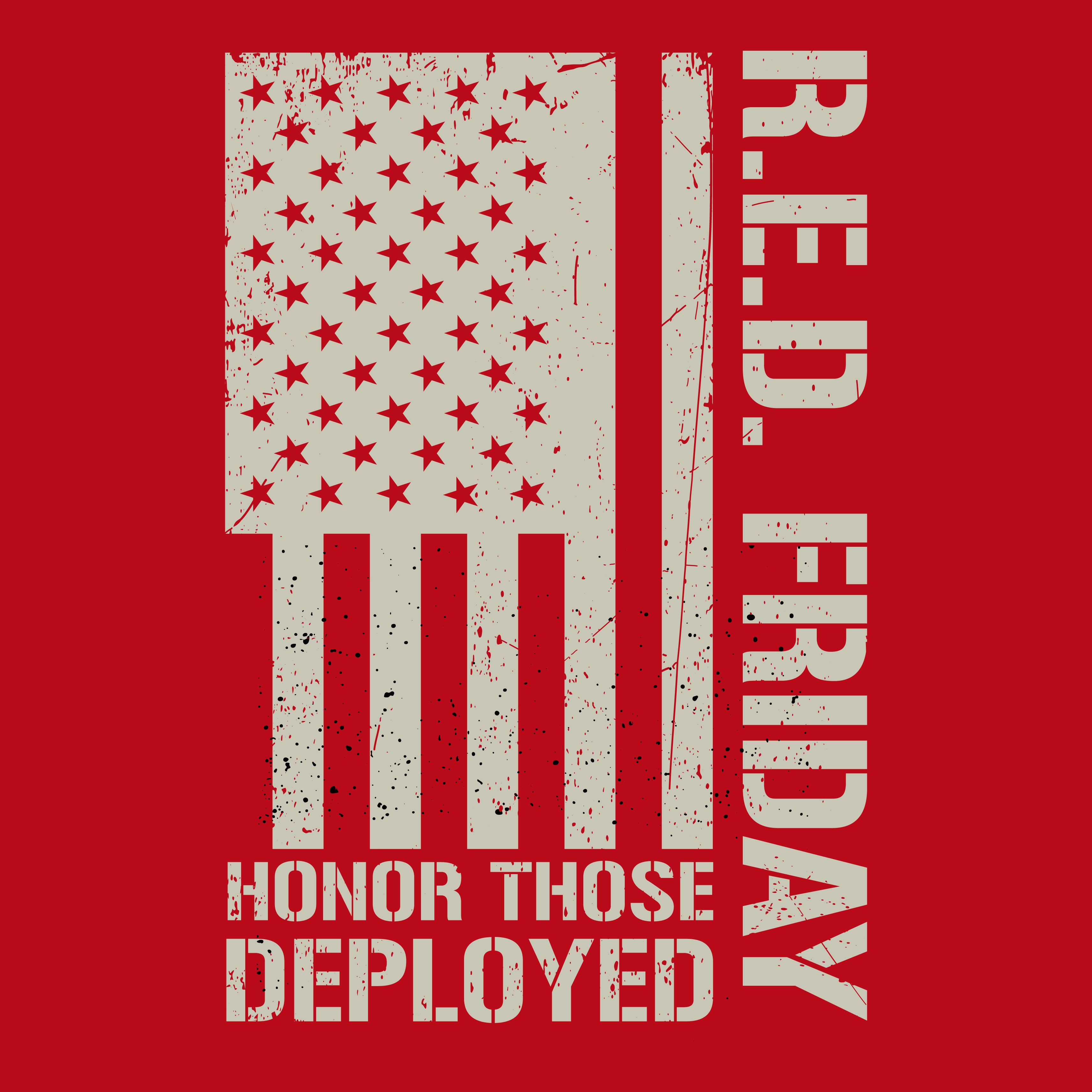 R.E.D. Friday - Honor Those Deployed Red Tee