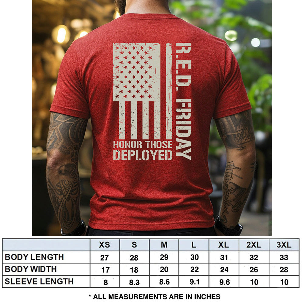 R.E.D. Friday - Honor Those Deployed Red Tee