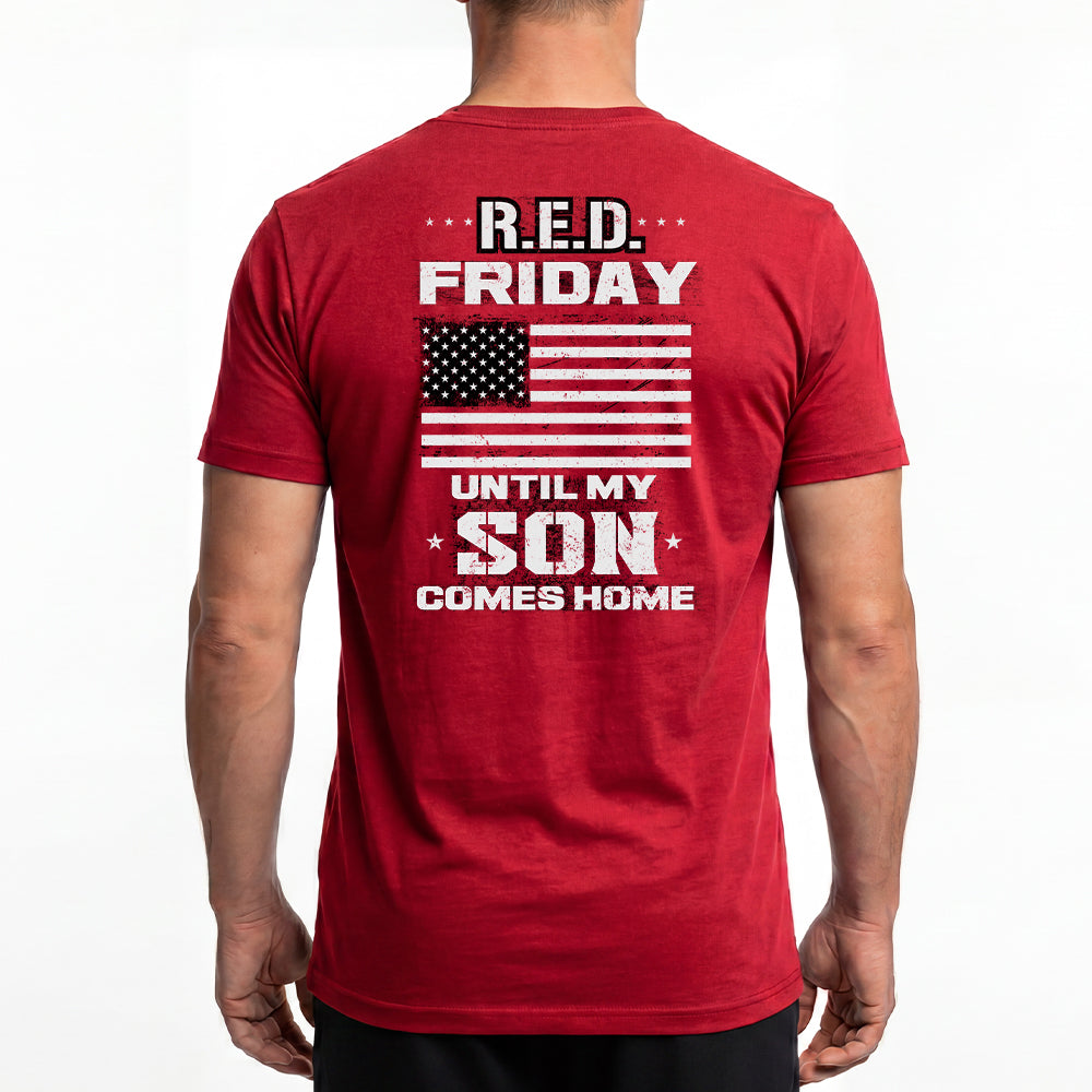Red Friday Until My Son Comes Home Red Tee