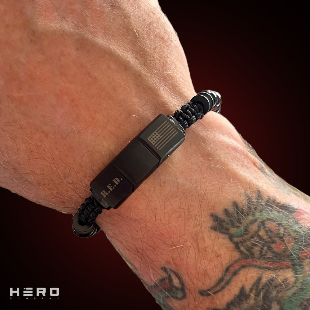 R.E.D. Tiger's Eye Never Forget Bracelet: Helps Pair Veterans With A Service Dog Or Shelter Dog