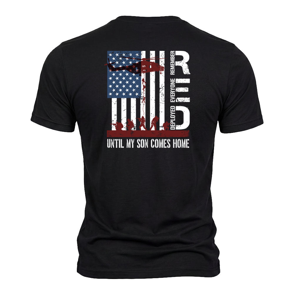 Until My Son Comes Home Black Tee