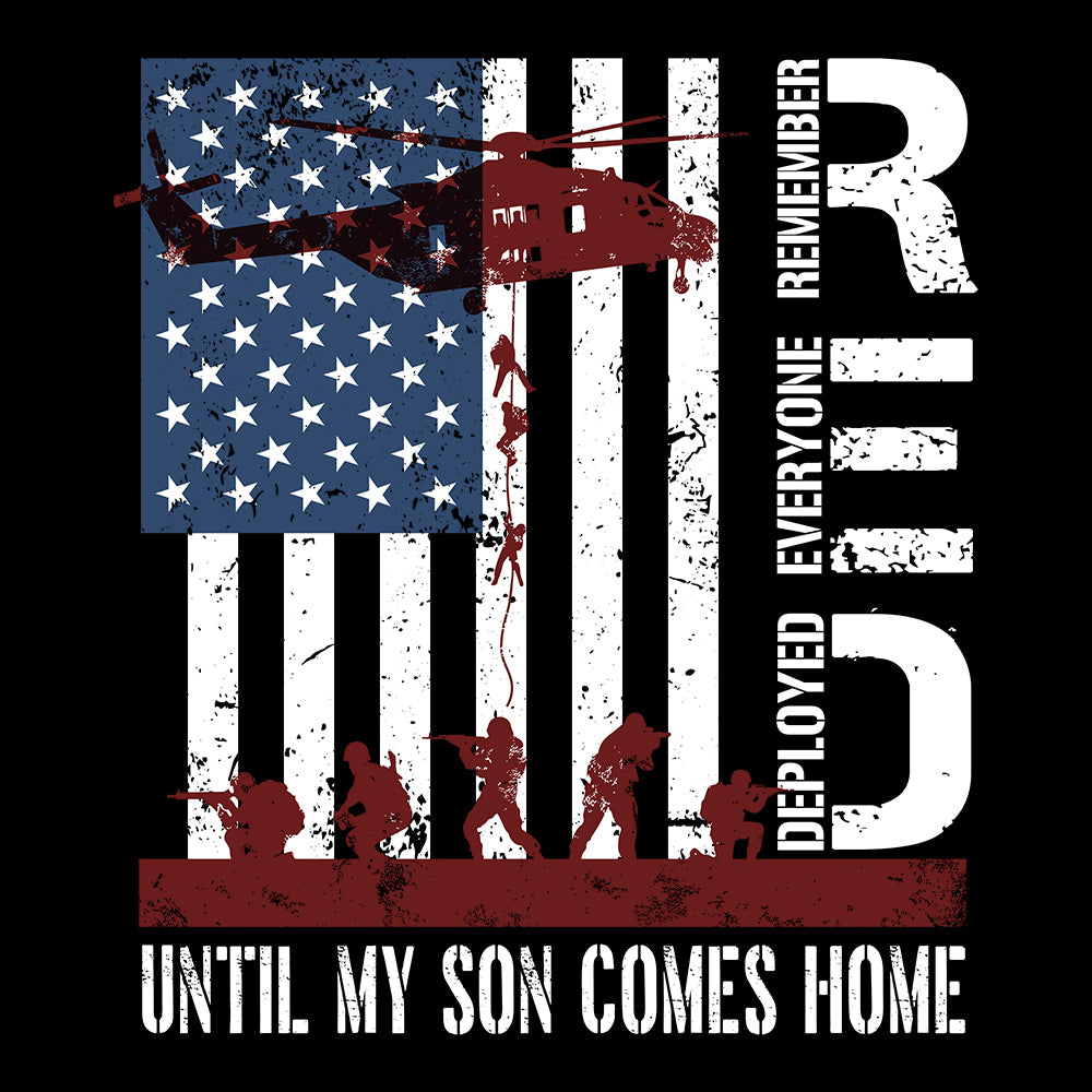 Until My Son Comes Home Black Tee