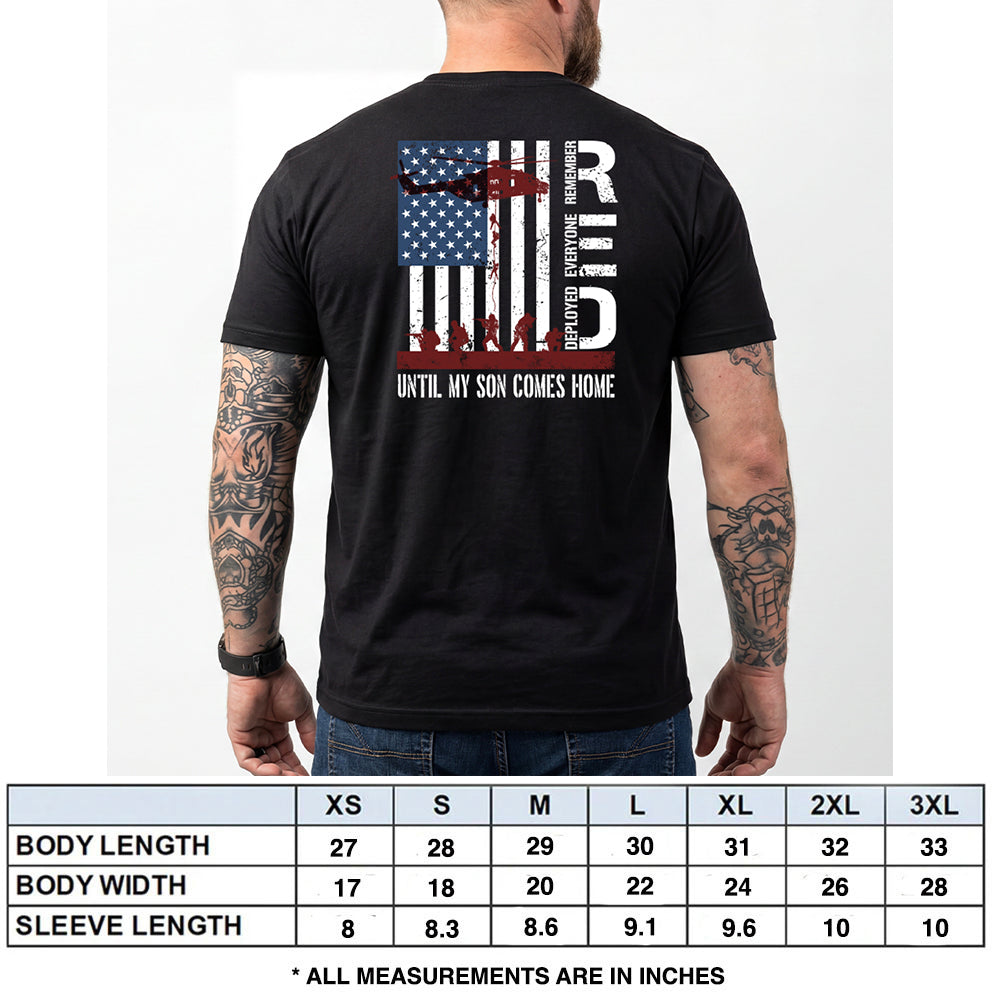 Until My Son Comes Home Black Tee