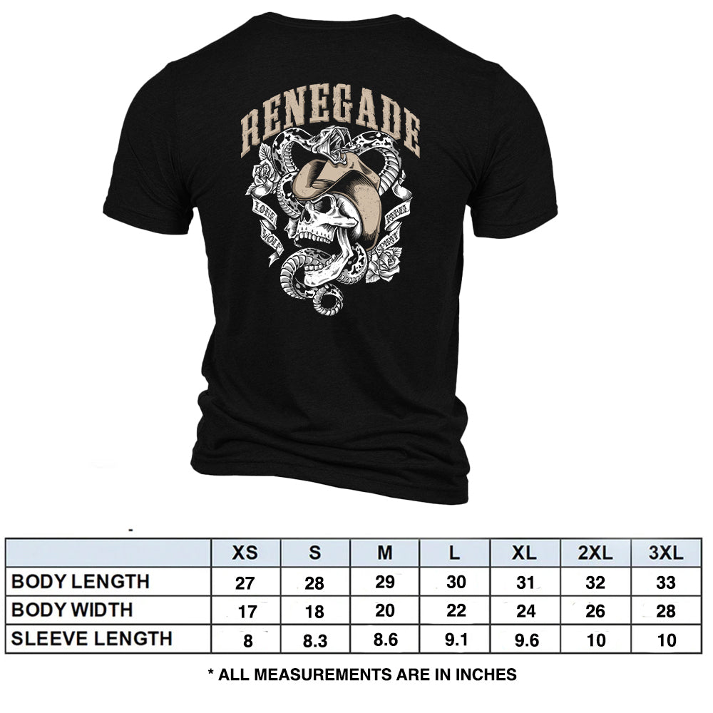 Hero Company Men's Renegade Black Tee - Helps Pair Veterans With A Service Dog or Shelter Dog