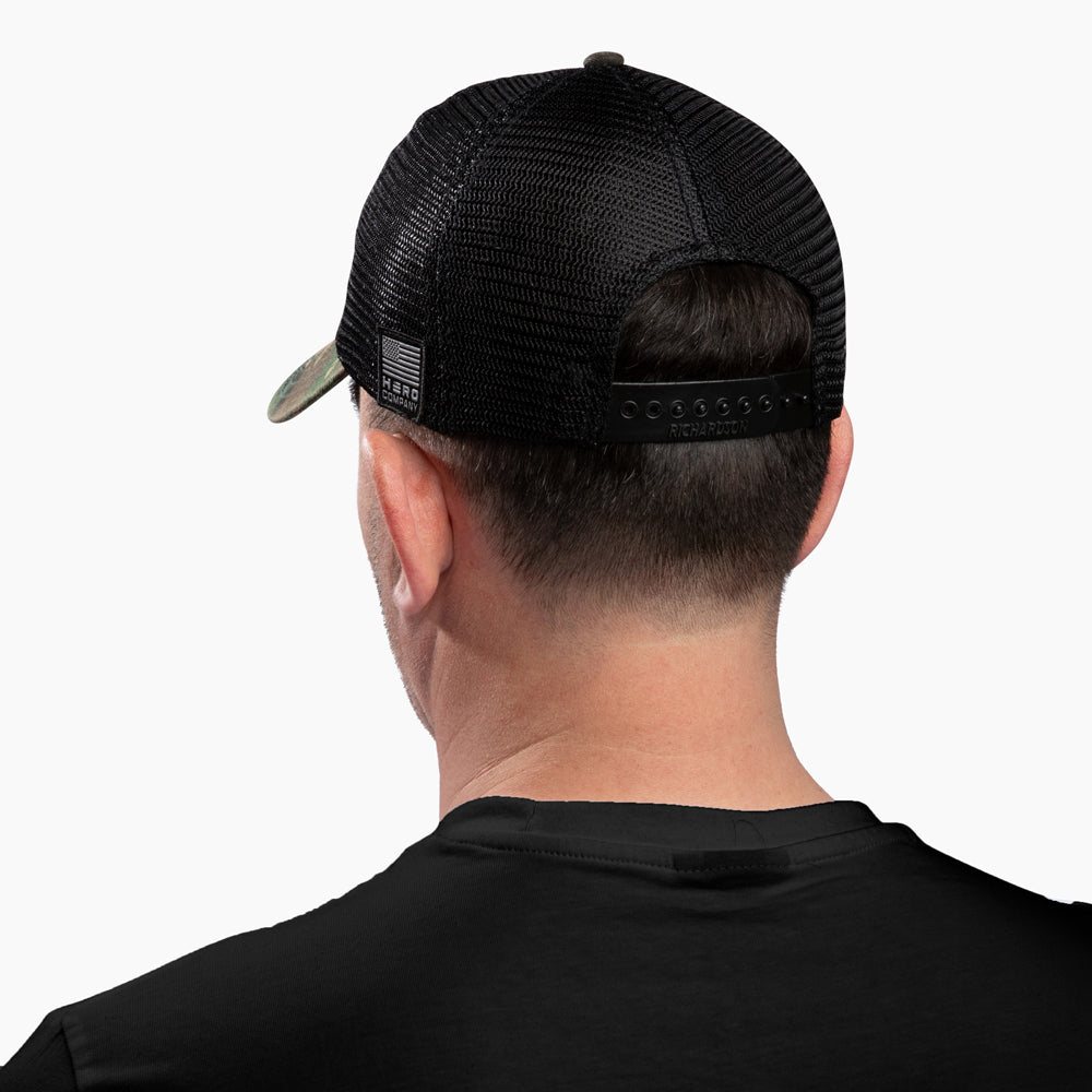 The Hero Company Freedom Isn’t Free Hat - Camo - Helps Pair Veterans With A Service Dog or Shelter Dog