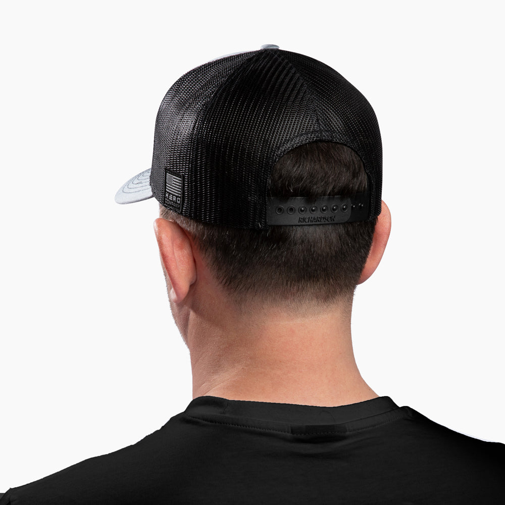 The Hero Company American Flag Cross Hat - Helps Pair Veterans With A Service Dog or Shelter Dog