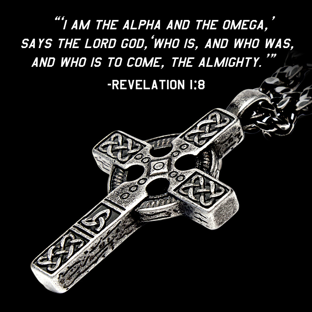 Rise & Conquer Trinity Cross Necklace