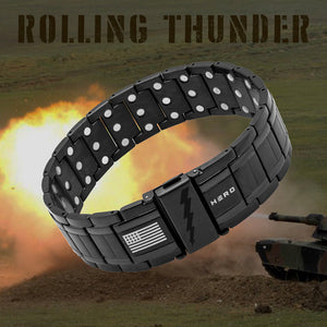 Special Offer!  Abrams Thunderbolt Tank Magnetic Bracelet: Helps Pair Veterans With A Service Dog or Shelter Dog