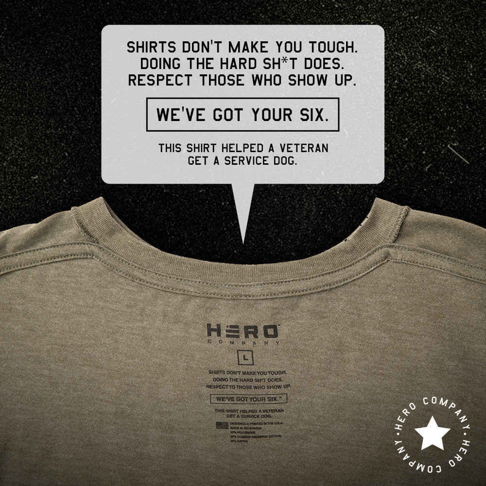Hero Core Basics Logo T-shirt 6 Pack (Black, Military Green, Metal Grey)