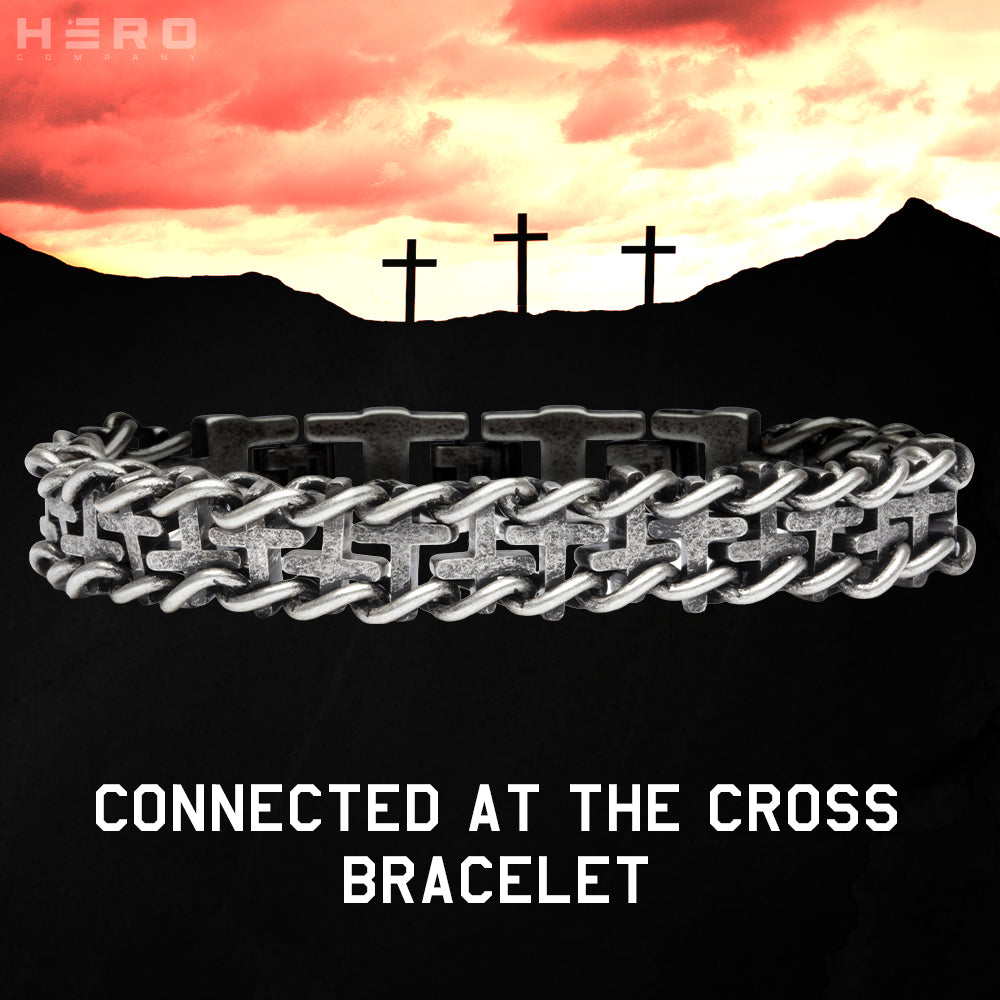 50% OFF - Connected At The Cross Bracelet With Purchase of The Lord’s Prayer Crown of Thorns Necklace