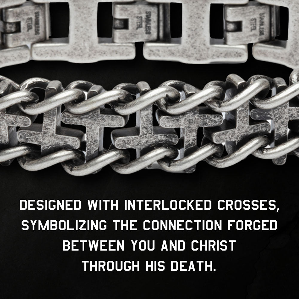Connected At The Cross Bracelet : Helps Pair Veterans With A Service Dog or Shelter Dog -Faire