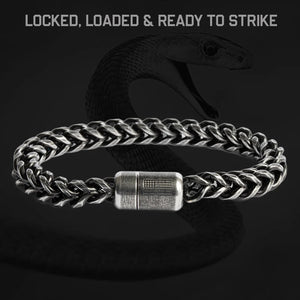 Buy Bracelet and Get Necklace FREE - Memento Mori Talisman Necklace and Mamba Venom - Ready To Strike Bracelet: Helps Pair Veterans With A Service Dog Or Shelter Dog