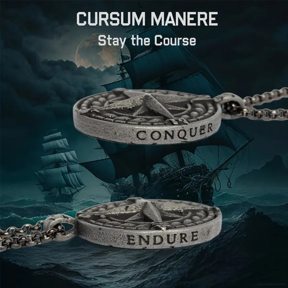 Endure &amp; Conquer Compass Necklace: Helps Pair Veterans With A Service Dog Or Shelter Dog