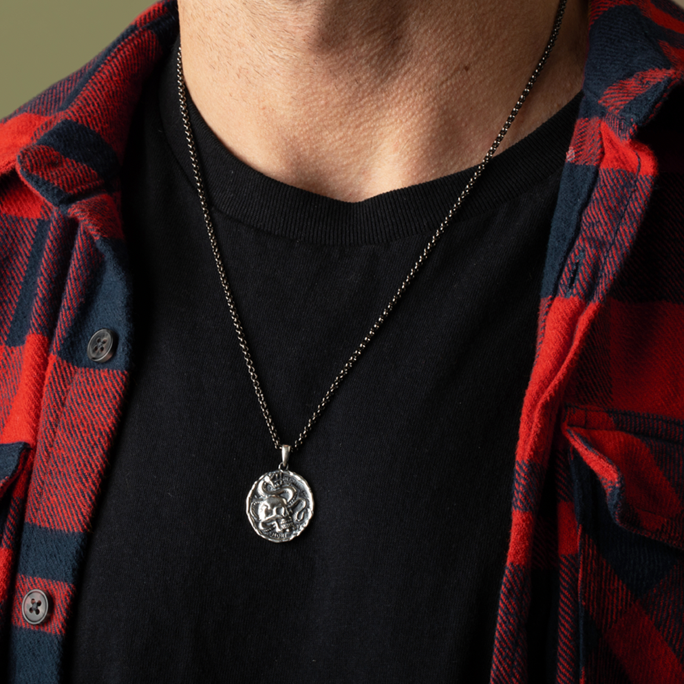 Memento Mori Talisman Necklace: Helps Pair Veterans With A Service Dog Or Shelter Dog