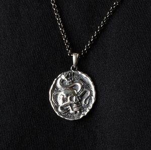 Memento Mori Talisman Necklace: Helps Pair Veterans With A Service Dog Or Shelter Dog