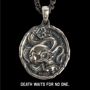 Memento Mori Talisman Necklace: Helps Pair Veterans With A Service Dog Or Shelter Dog