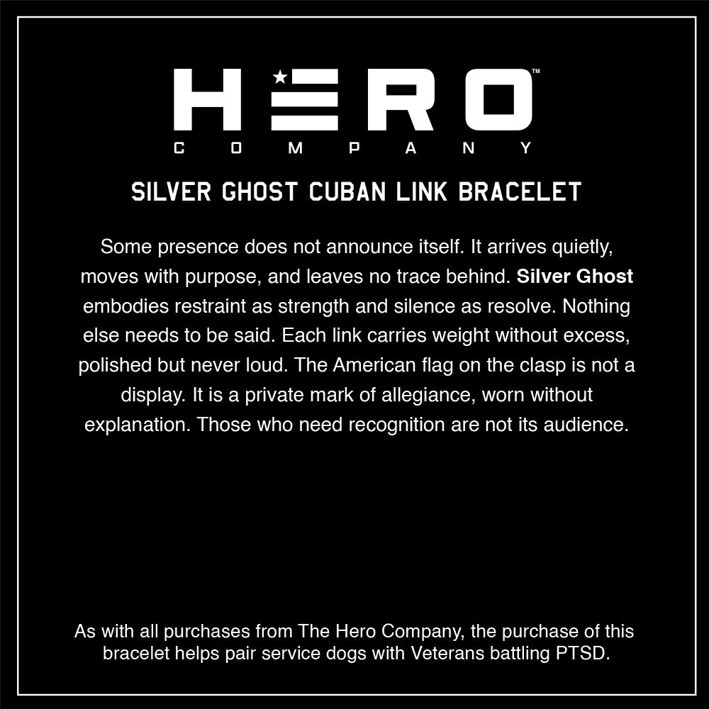 The "Ultimate Everyday Carry" Cuban Link Bracelet: Helps Pair Veterans With A Service Dog Or Shelter Dog