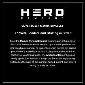 Buy Bracelet and Get Necklace FREE - Memento Mori Talisman Necklace and Mamba Venom - Ready To Strike Bracelet: Helps Pair Veterans With A Service Dog Or Shelter Dog