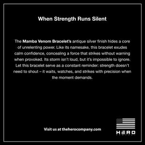 Buy Bracelet and Get Necklace FREE - Memento Mori Talisman Necklace and Mamba Venom - Ready To Strike Bracelet: Helps Pair Veterans With A Service Dog Or Shelter Dog