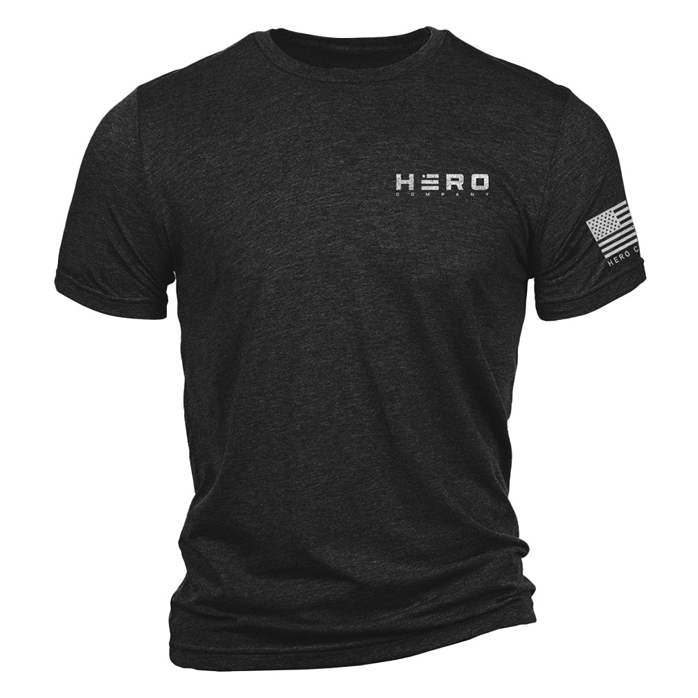 Hero Company- My Therapists Has Four Legs T-Shirt : Helps Pair Veterans With A Service Dog or Shelter Dog