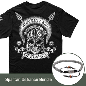 35% OFF Spartan Defiance T-shirt AND Spartan Defiance Bracelet