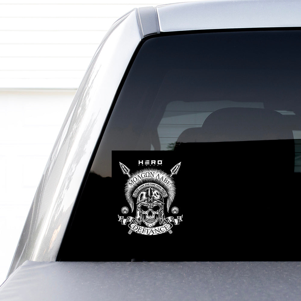 SUPER DEAL! Spartan Defiance Car Decal