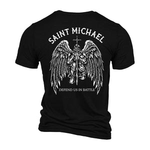 Hero Company Men's Saint Michaels Tee: Helps Pair Veterans With A Service Dog or Shelter Dog