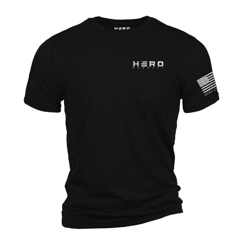 Hero Company Men&#39;s Saint Michaels Tee: Helps Pair Veterans With A Service Dog or Shelter Dog