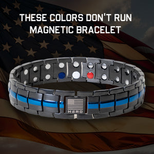 These Colors Don't Run Titanium Magnetic Bracelet & Adjustment tool: Helps Pair Veterans With A Service Dog Or Shelter Dog