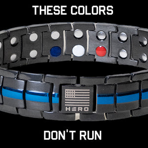 These Colors Don't Run Titanium Magnetic Bracelet & Adjustment tool: Helps Pair Veterans With A Service Dog Or Shelter Dog