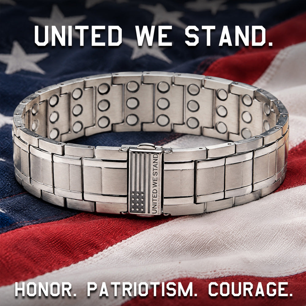 United We Stand Magnetic Bracelet