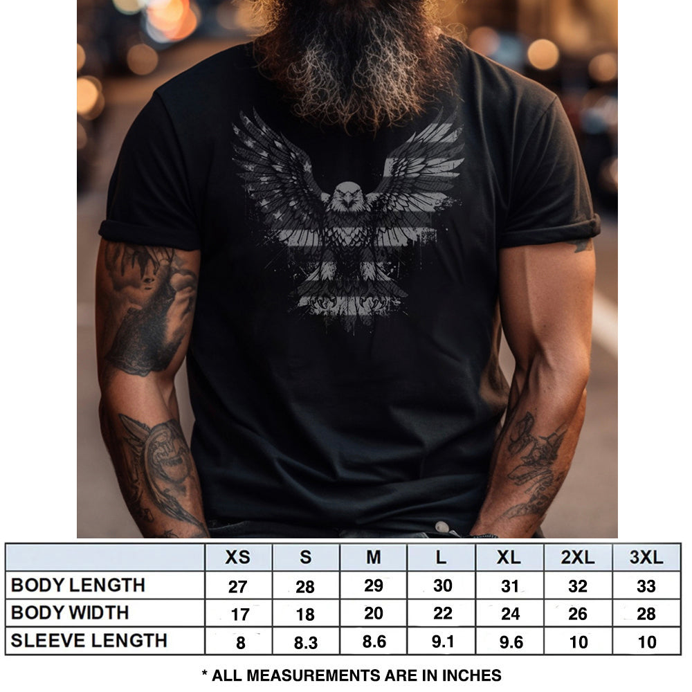 American Freedom Eagle Black Tee