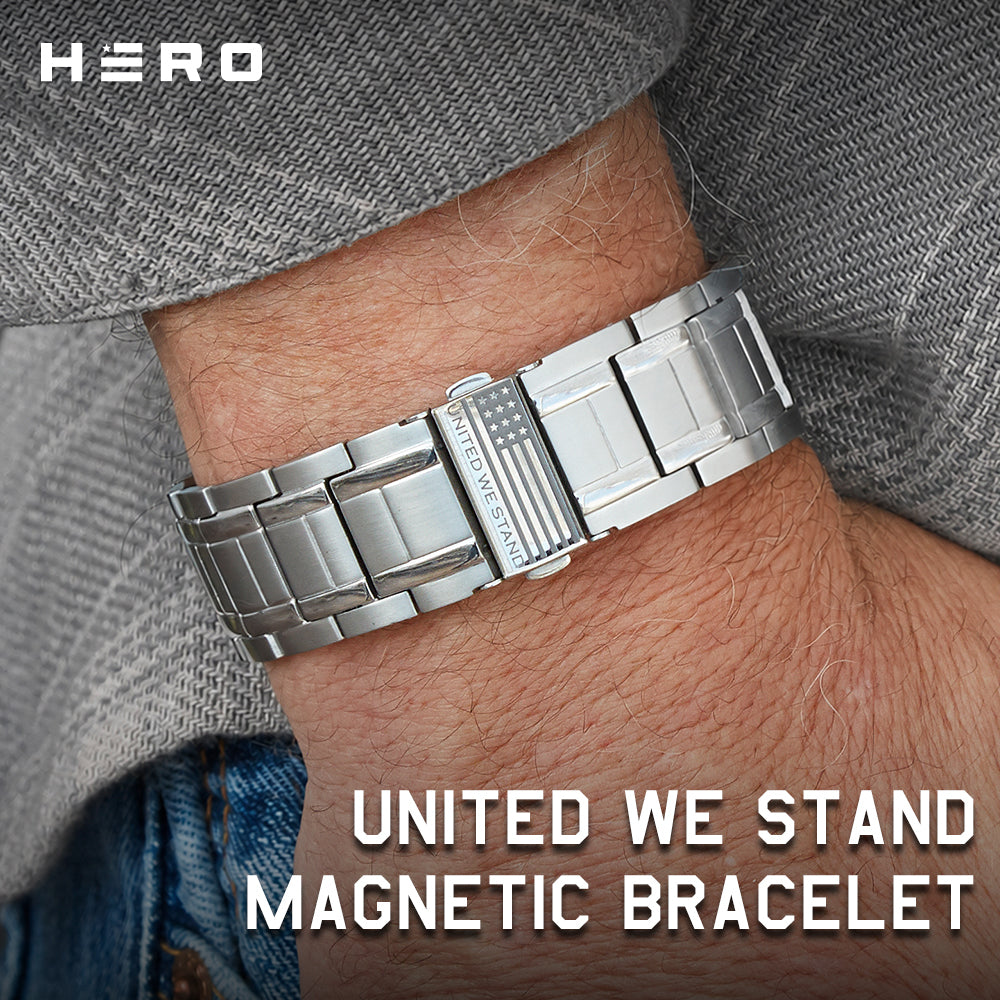 United We Stand Magnetic Bracelet
