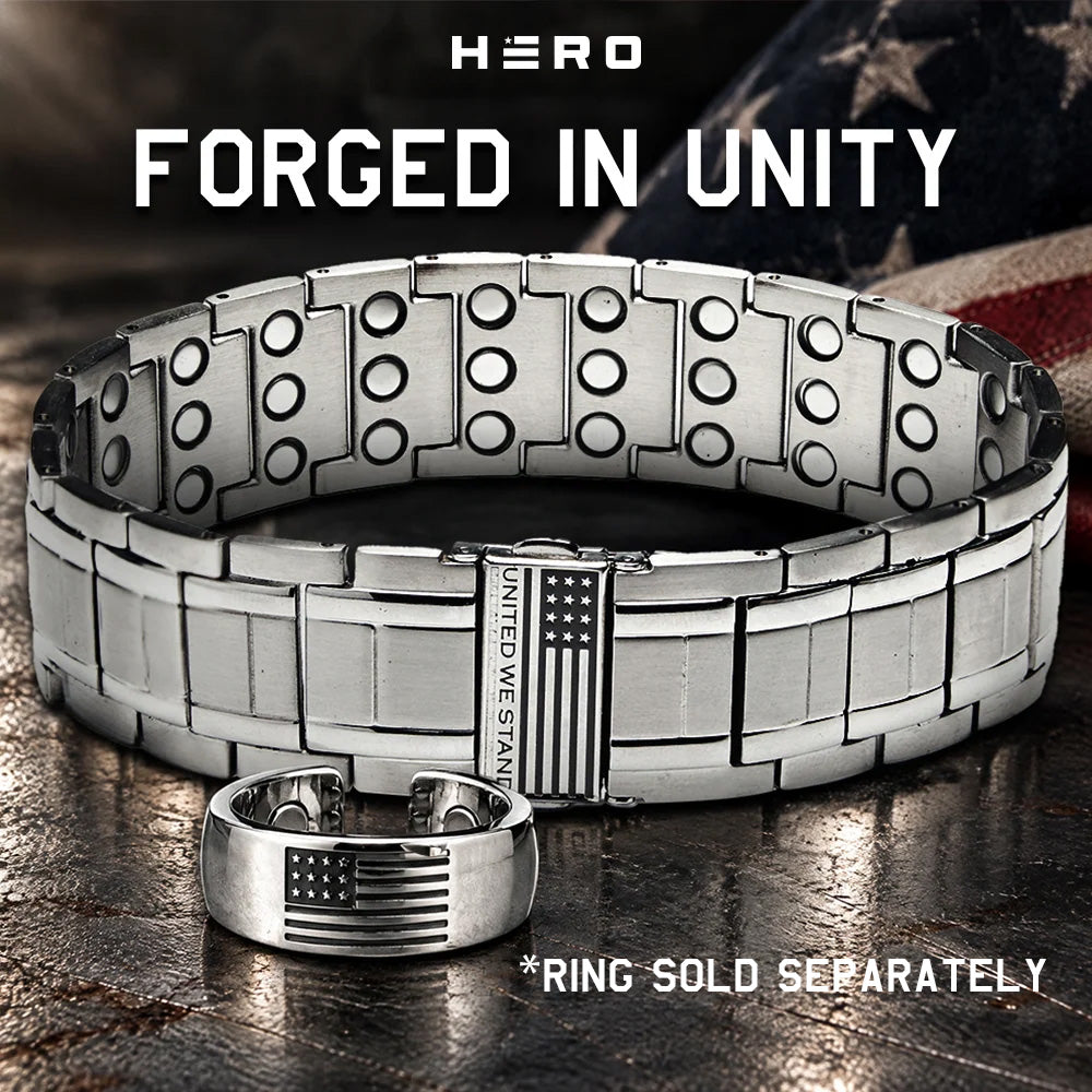 United We Stand Magnetic Bracelet