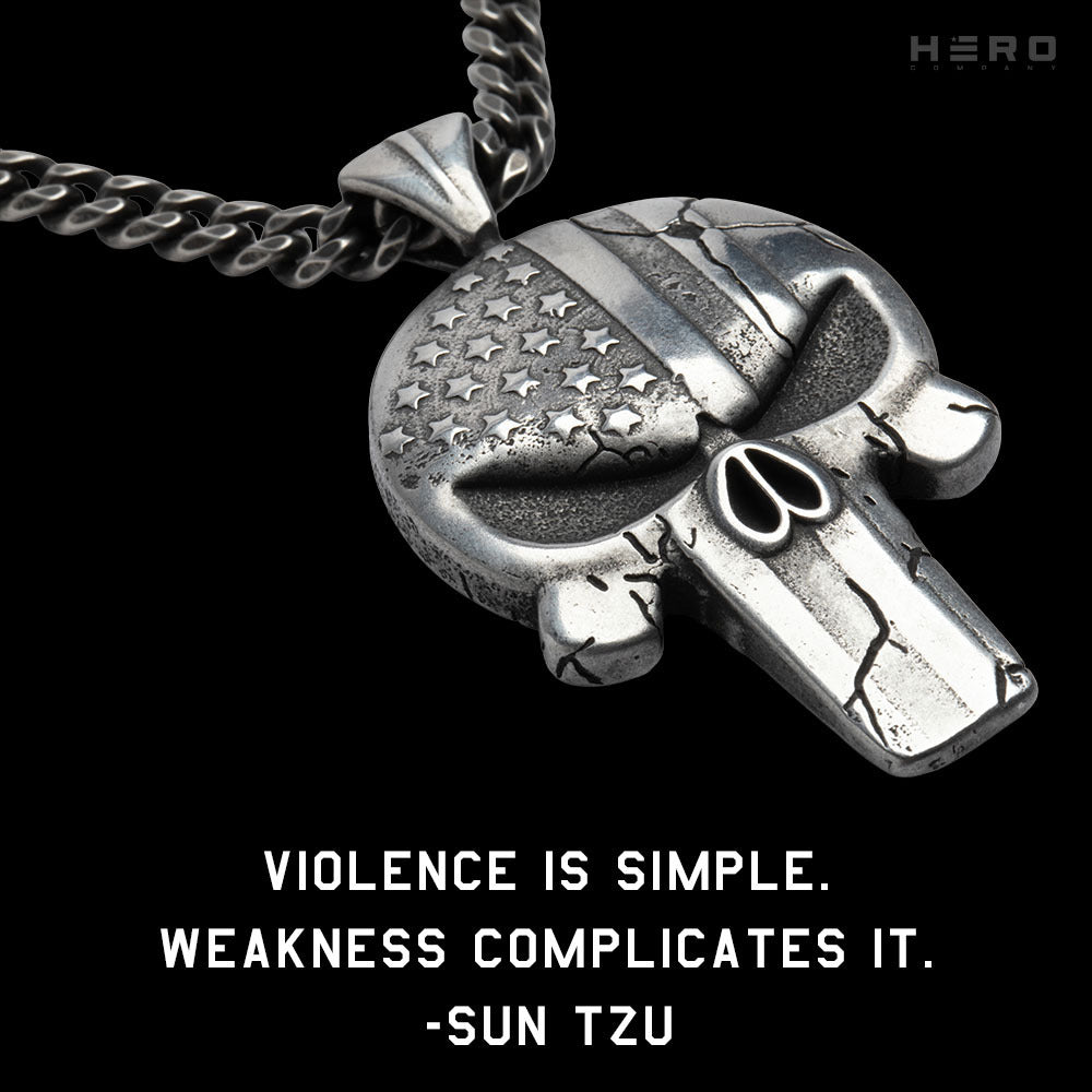 Vindicta Vengeance Without Mercy Necklace: Helps Pair Veterans With A Service Dog Or Shelter Dog