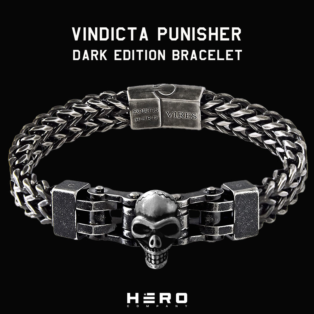 Vindicta Punisher Dark Edition Bracelet: Helps Pair Veterans With A Service Dog or Shelter Dog