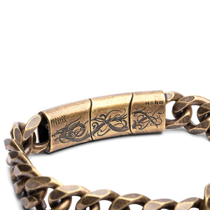 Viking Courage Cuban Link Bracelet: Helps Pair Veterans With A Service Dog Or Shelter Dog