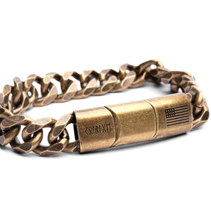 Viking Courage Cuban Link Bracelet: Helps Pair Veterans With A Service Dog Or Shelter Dog