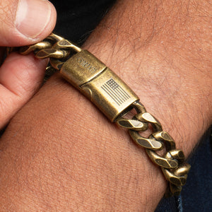 Viking Courage Cuban Link Bracelet: Helps Pair Veterans With A Service Dog Or Shelter Dog