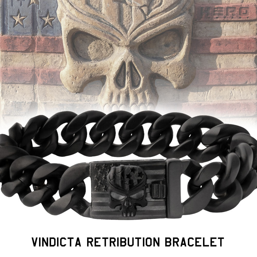 Vindicta Retribution Cuban Link Bracelet : Helps Pair Veterans With A Service Dog or Shelter Dog