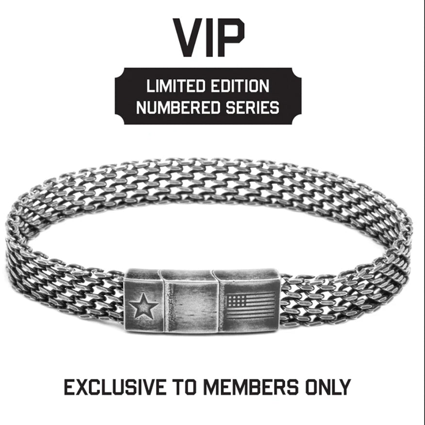 Hero VIP Never Surrender Bracelet: Helps Pair Veterans with Service or Shelter Dogs