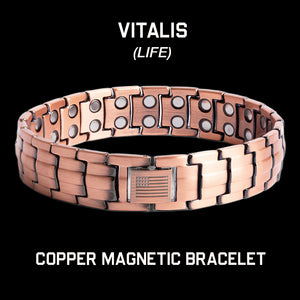 Vitalis Copper Magnetic Bracelet : Helps Pair Veterans With A Service Dog Or Shelter Dog