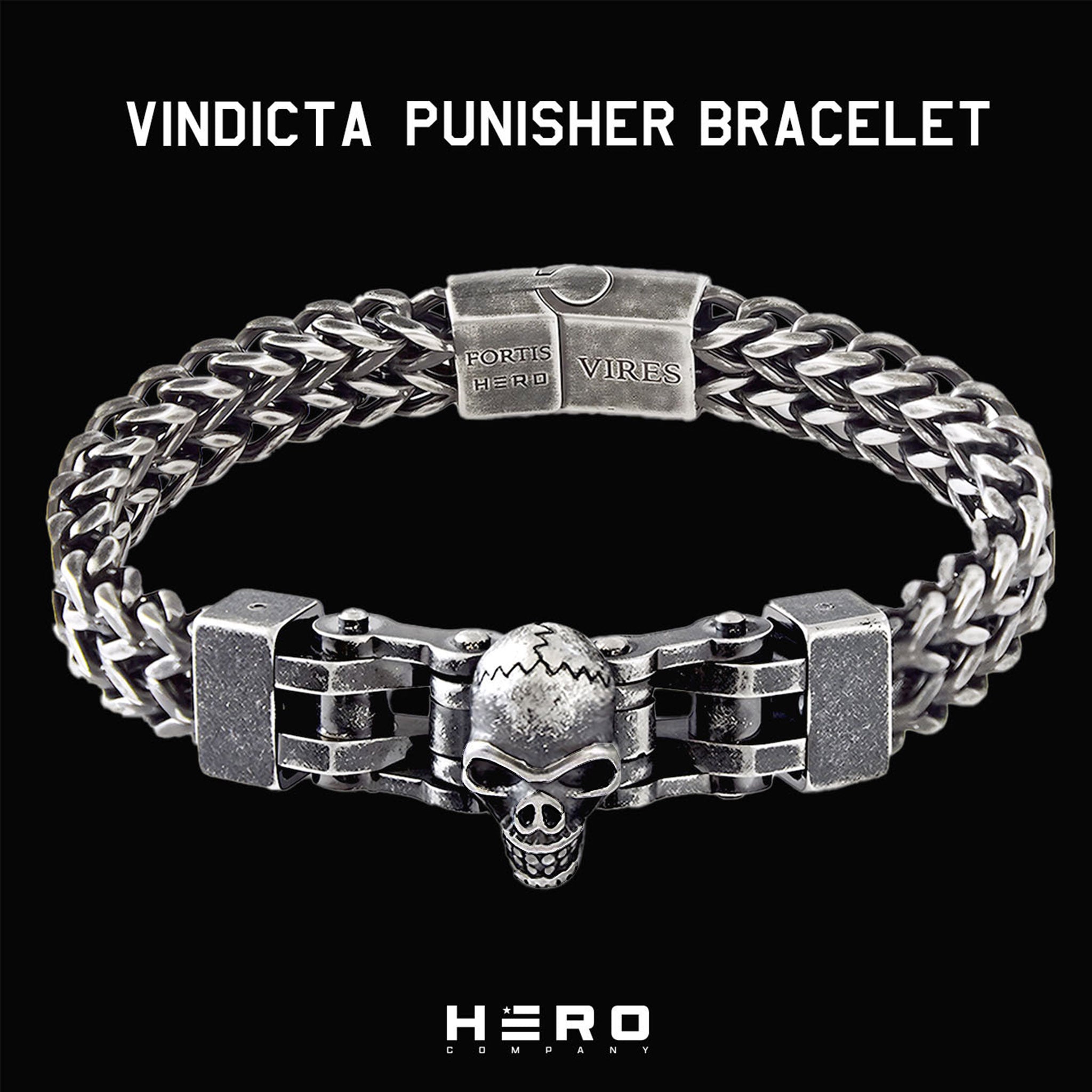 LIMITED EDITION- Vindicta Punisher Bracelet: Helps Pair Veterans With A Service Dog or Shelter Dog