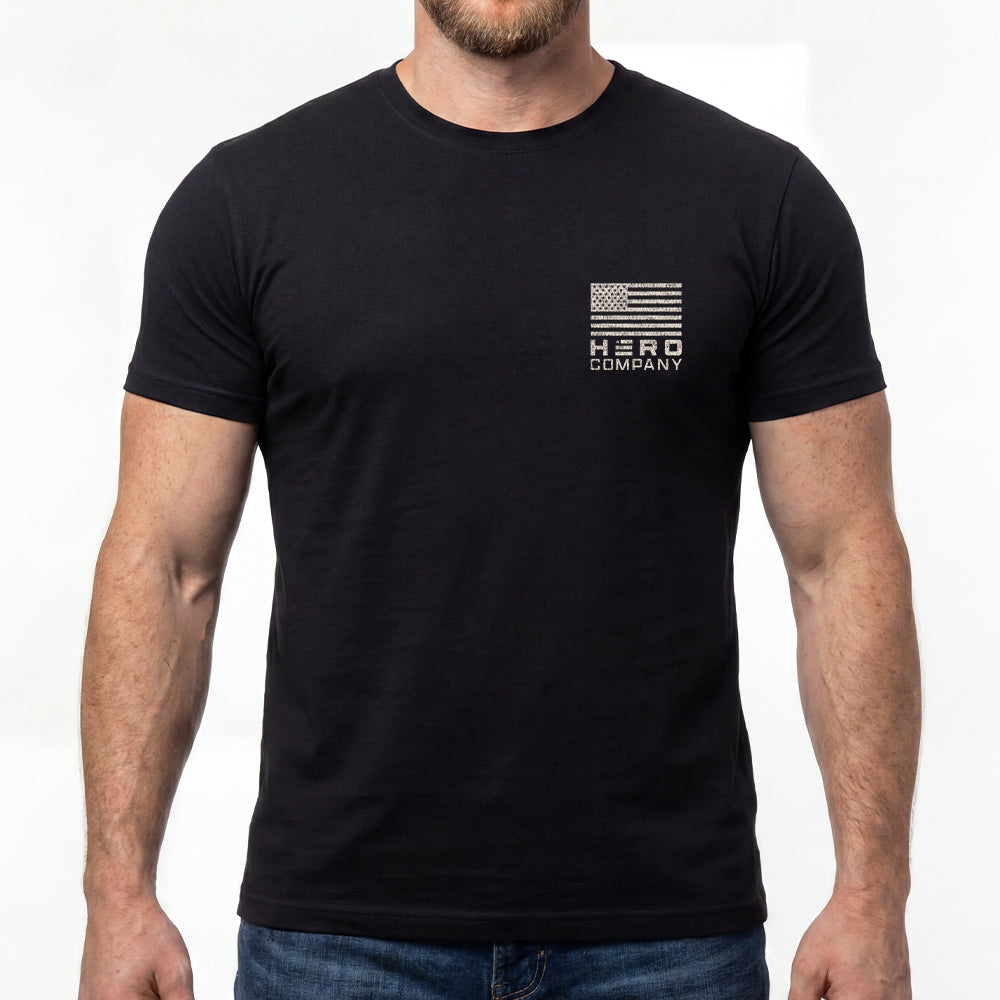 When I Am Weak I Am Strong Black Tee