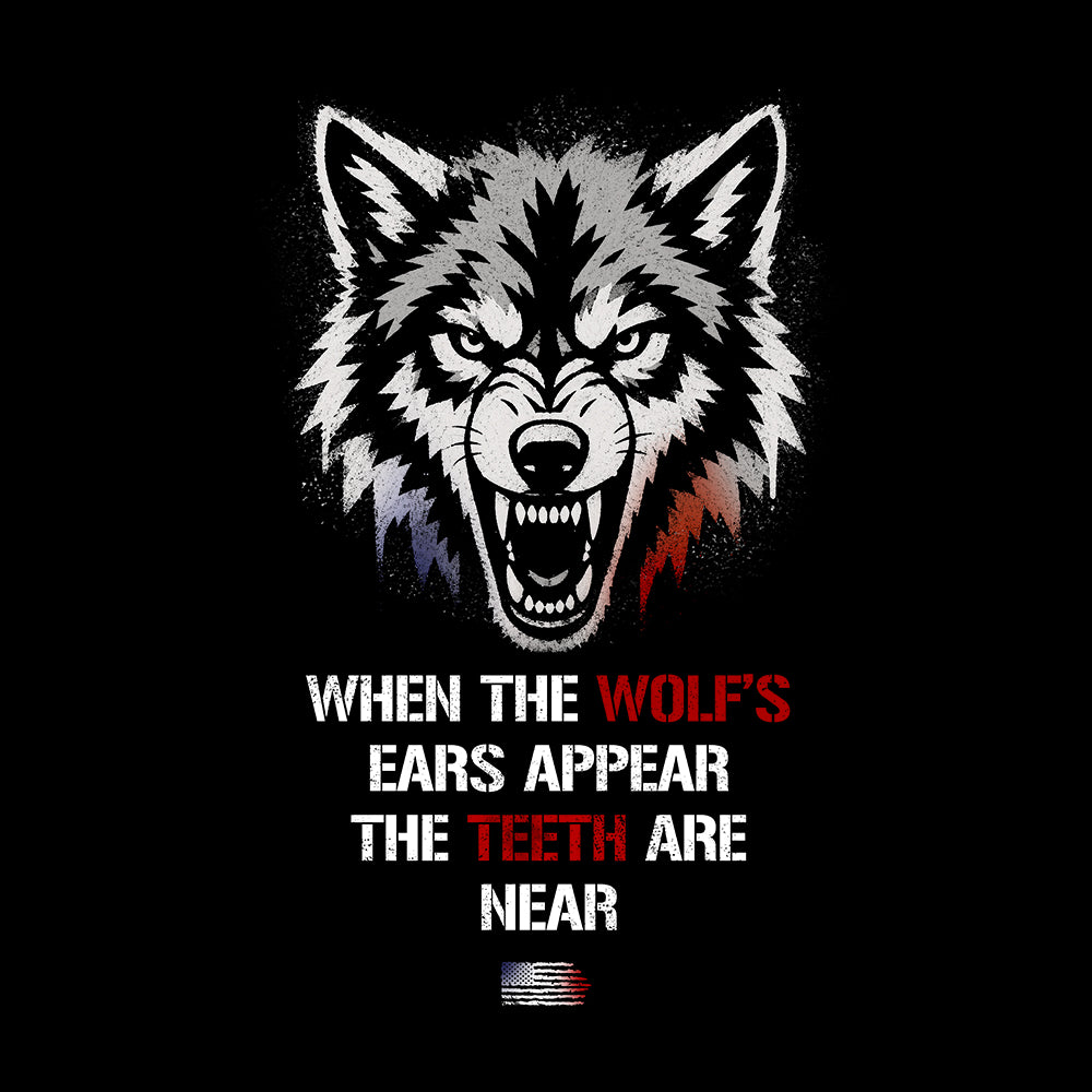 The Wolf Black Tee