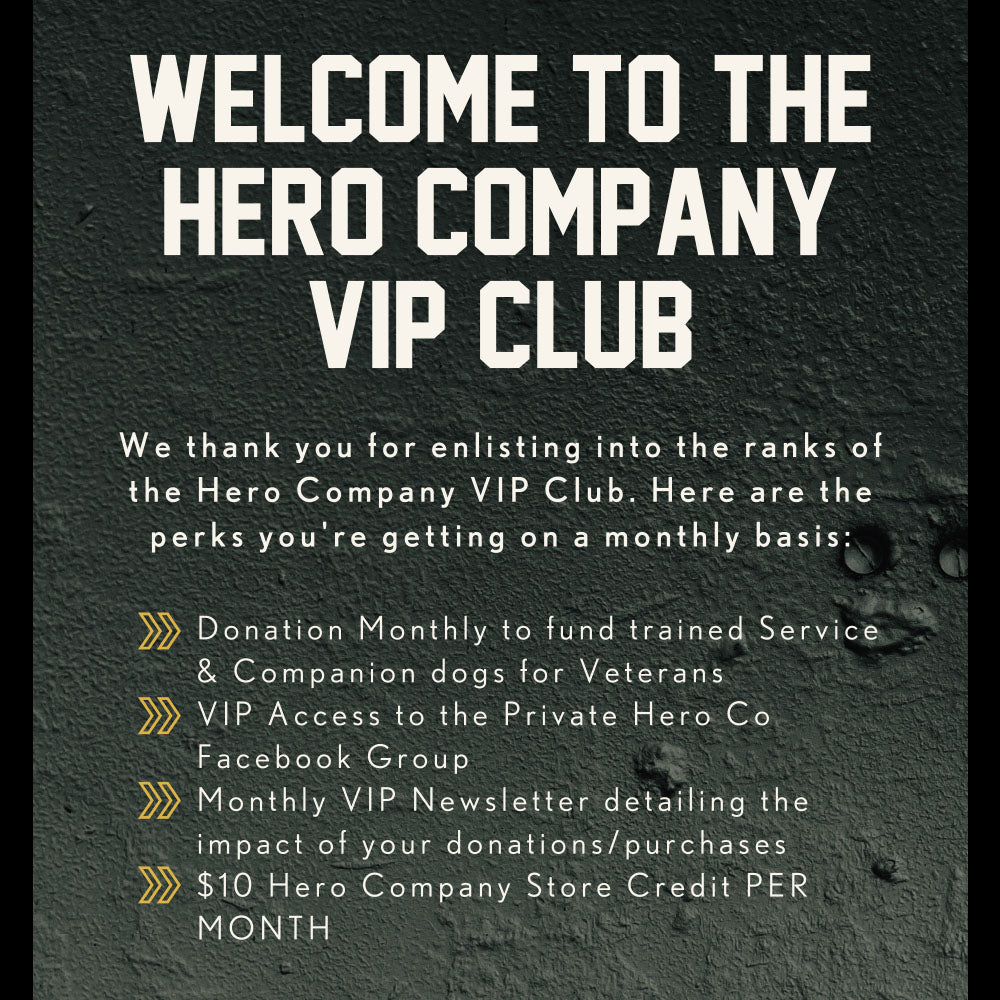 VIP HERO COMPANY Car Decal- Clear Vinyl