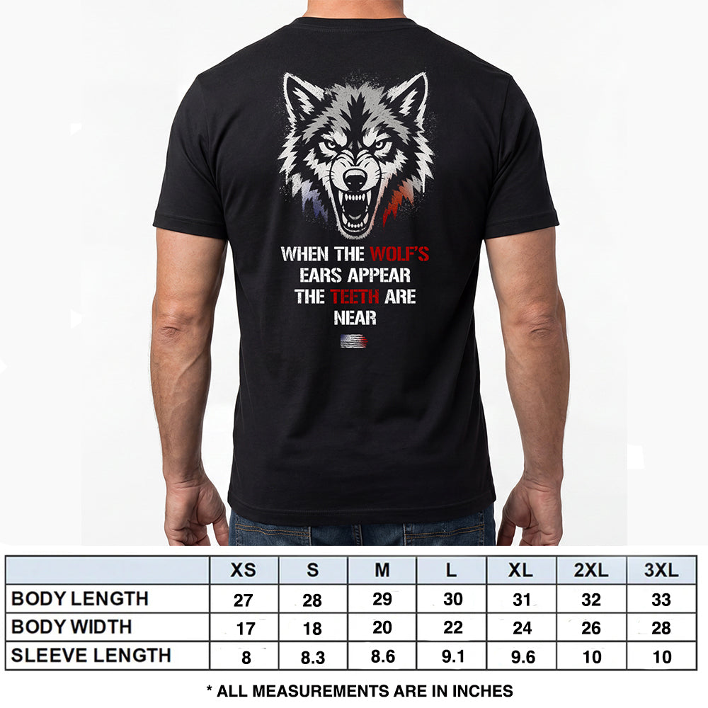 The Wolf Black Tee