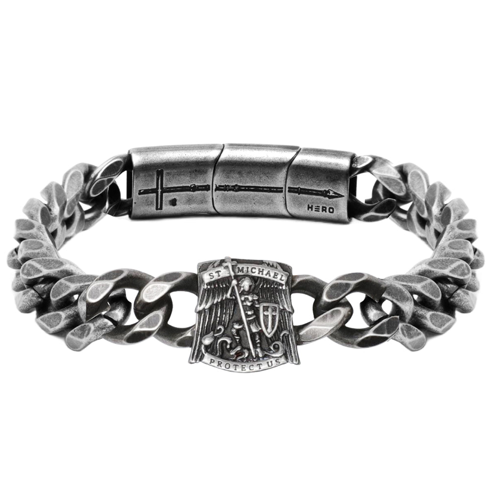 Additional 1/2" Length Extender Link for St. Michael's Protect Us Cuban Link Bracelet