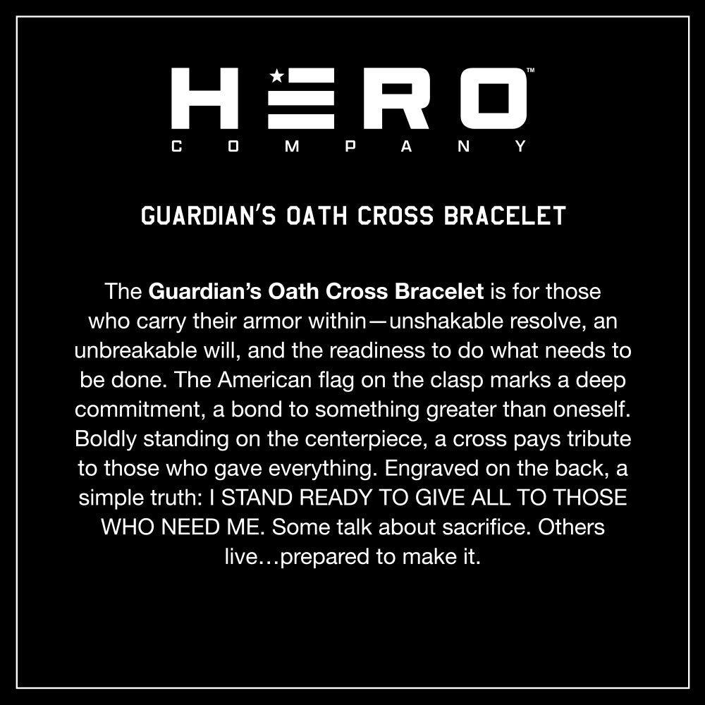 The Guardian’s Oath Cross Link Bracelet: Helps Pair Veterans With A Service Dog Or Shelter Dog
